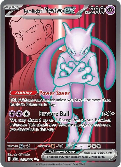 Team Rocket’s Mewtwo Ex (213)