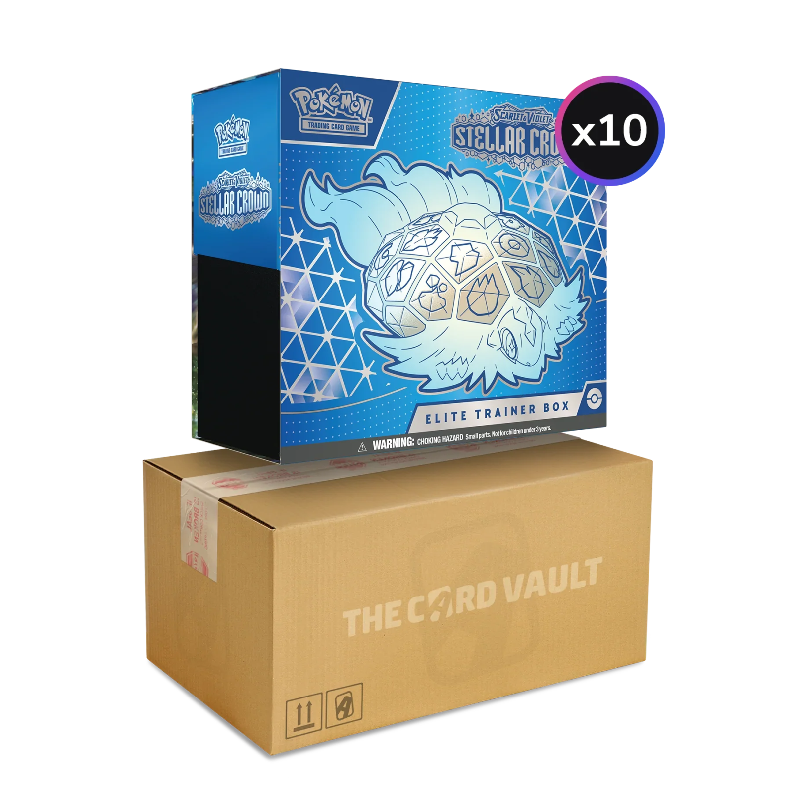 Pokemon TCG - Scarlet & Violet - Stellar Crown - Display Case (10x Elite Trainer Boxes)