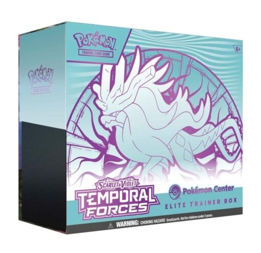 Pokemon TCG - Scarlet & Violet - Temporal Forces - Elite Trainer Box (Walking Wake) - Case