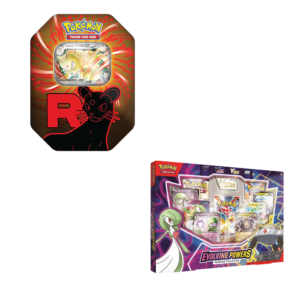 Pokemon TCG - Evolving Powers Collection Box & Team Rocket Tin (Persian) - Bundle