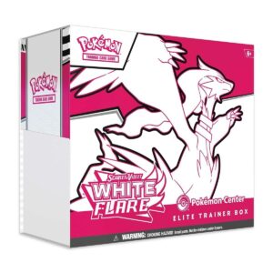Scarlet & Violet-White Flare Pokémon Center Elite Trainer Box (Case)
