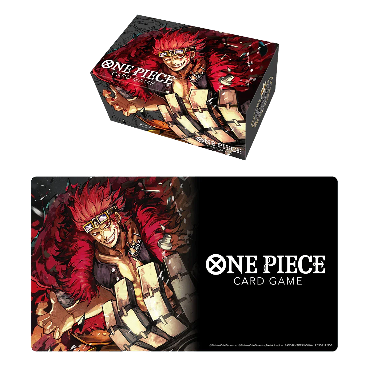 One Piece TCG - Playmat and Storage Box Set - Eustass “Captain” Kid