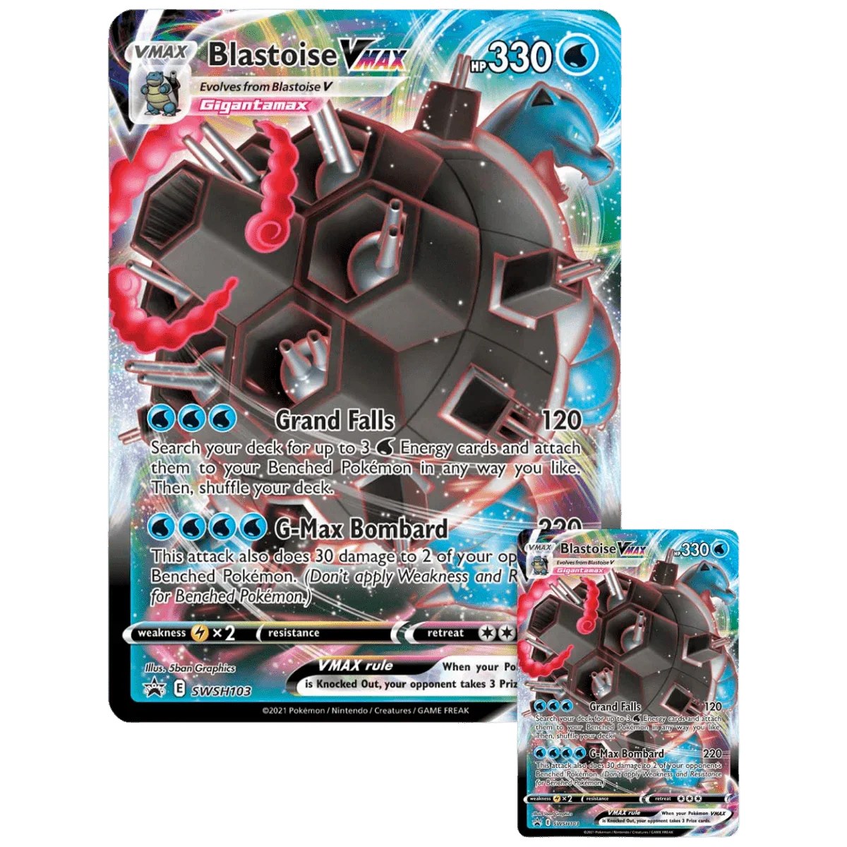 Pokemon TCG - Sword & Shield - Blastoise VMAX Battle Box, image 2