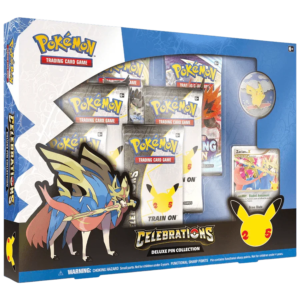 Pokemon TCG - Sword & Shield - Celebrations - Deluxe Pin Collection Box