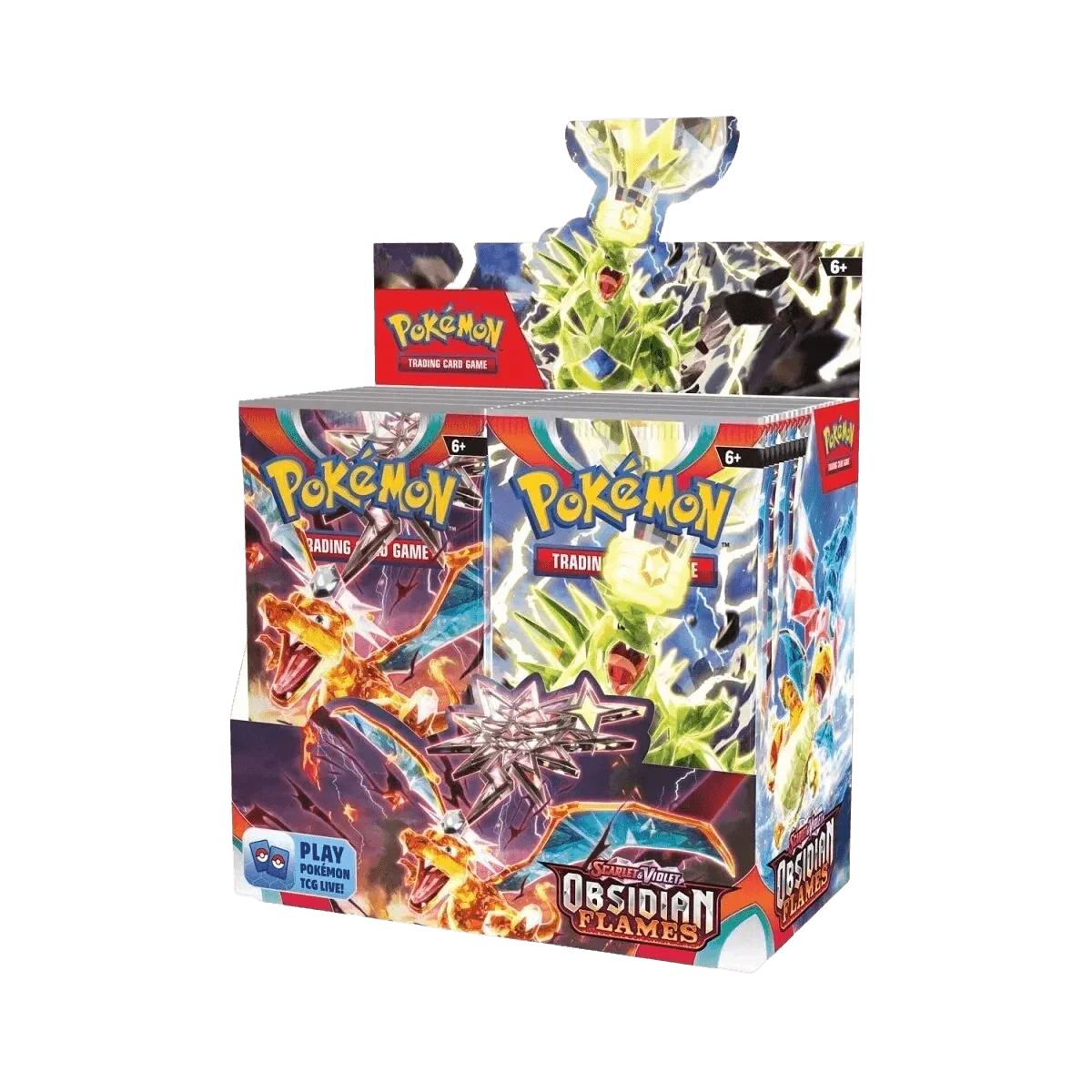Pokemon TCG - Scarlet & Violet - Obsidian Flames - Display Case (6x Booster Boxes), image 2
