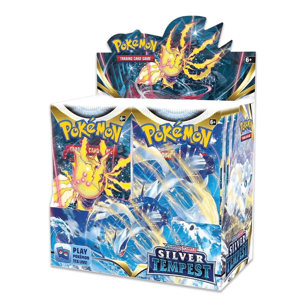 Pokemon TCG - Sword & Shield - Silver Tempest - Display Case (6x Booster Boxes), image 2