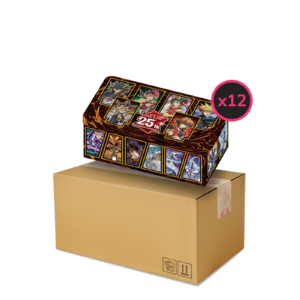 Yu-Gi-Oh! - 25th Anniversary - Dueling Heroes Tin - Display Case (12x Tins)