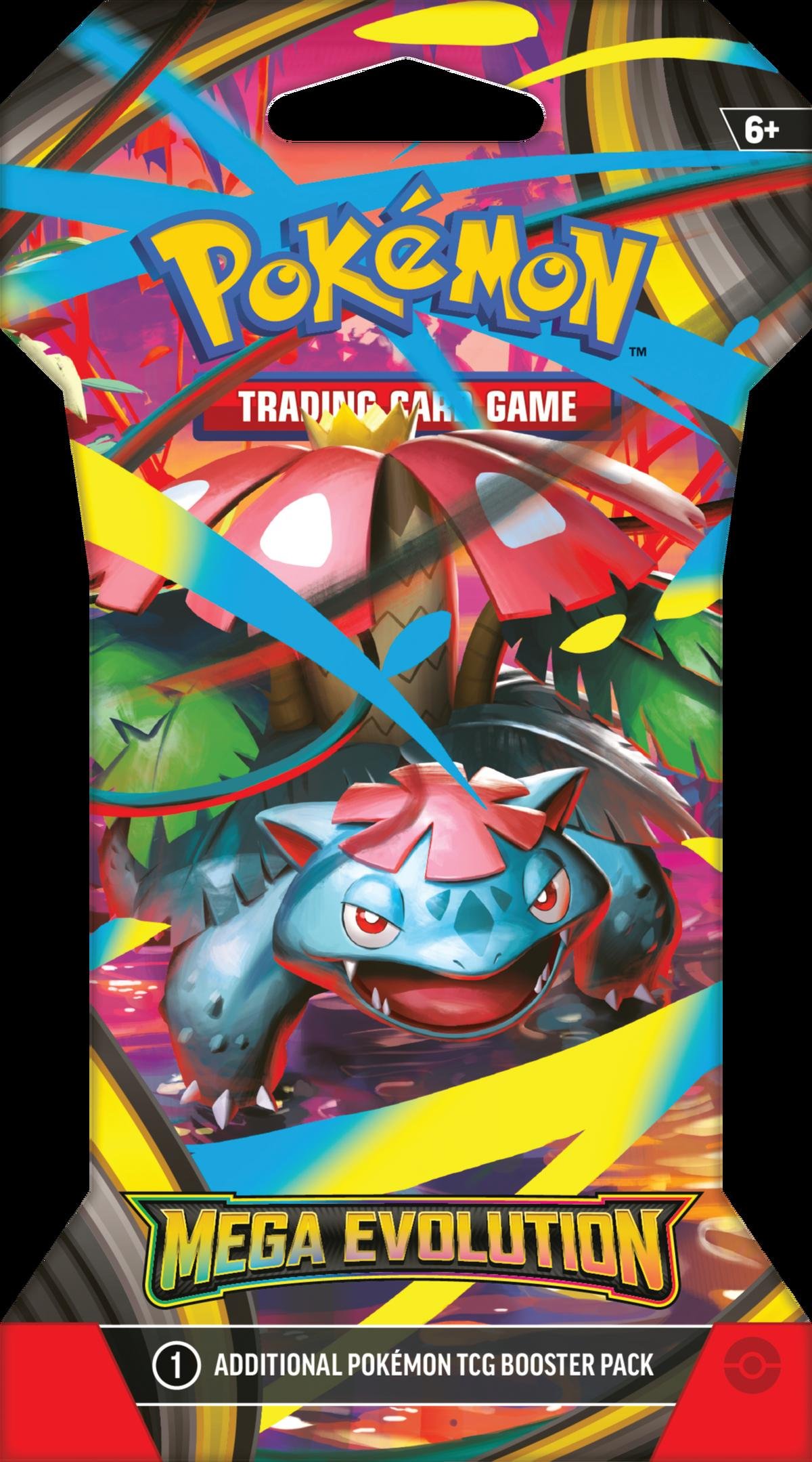 Pokemon TCG - Mega Evolution Sleeved Booster Pack