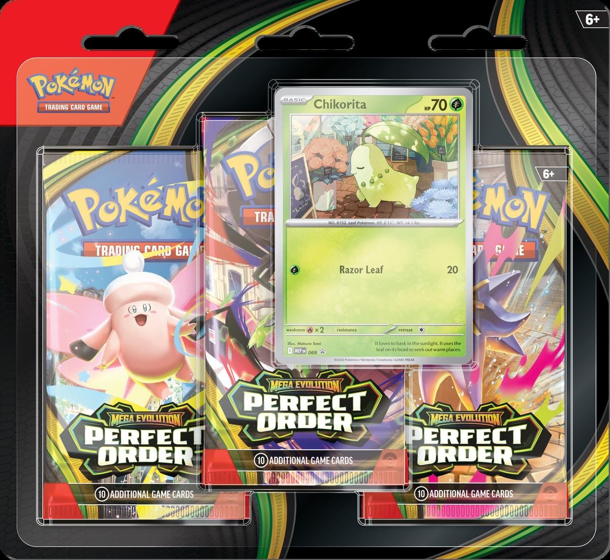 Pokemon TCG - Perfect Order 3-Pack Booster Blister